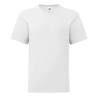 Fruit of the Loom Iconic 150 T kids’ t-shirt in White, voorkant