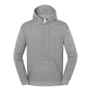 Fruit of the Loom Hoodie Iconic 250 in Athletic Heather, voorkant