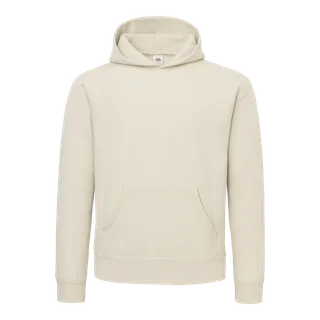 Fruit of the Loom Katoenen sweater met capuchon voor heren in Desert Sand, voorkant