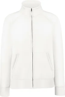 Fruit of the Loom Lady-Fit sweat vest in White, voorkant