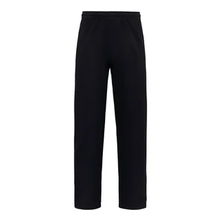 Fruit of the Loom Iconic 250 open hem jogging trousers in Black, voorkant