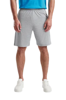 Fruit of the Loom Jersey short in Heather Grey, voorkant