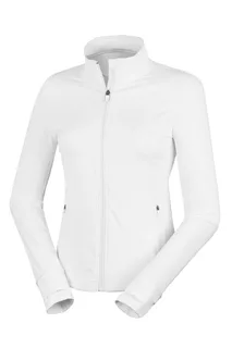 Spiro Ladies' fitness jacket in White, voorkant