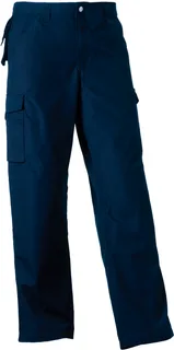 Russell Heavy Duty broek in French Navy, voorkant