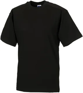 Russell Heavy Duty T-shirt in Black, voorkant