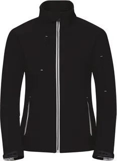 Russell Dames Bionic-Finish® softshell jack in French Navy, voorkant