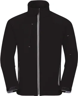 Russell Heren Bionic-Finish® softshell jack in French Navy, voorkant
