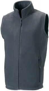 Russell Heren outdoor fleece bodywarmer in Convoy Grey, voorkant