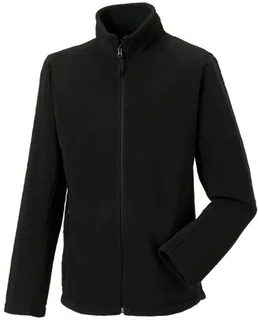Russell Men's Fleece Jacket in Black, voorkant