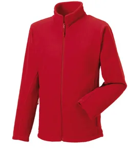 Russell Men's Fleece Jacket in Classic Red, voorkant