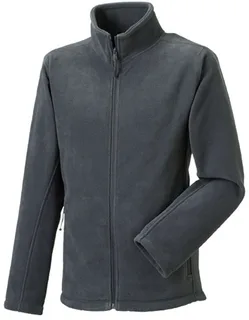 Russell Men's Fleece Jacket in Convoy Grey, voorkant