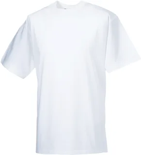 Russell Classic zwaar T-shirt in White, voorkant