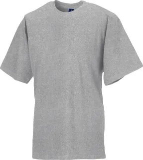 Russell Classic T-shirt in Light Oxford, voorkant