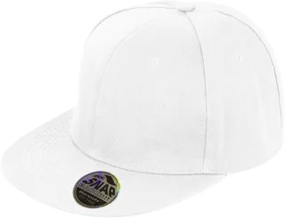 Result Headwear Bronx snapback met platte klep in White, voorkant