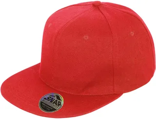 Result Headwear Bronx snapback met platte klep in Red, voorkant