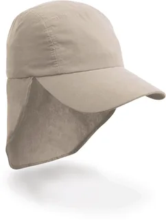 Result Headwear Legionnaires cap in Desert Khaki Beige, voorkant