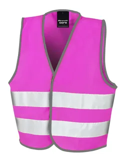 Result Safe Guard Veiligheidshesje voor kids in Fluorescent pink, voorkant