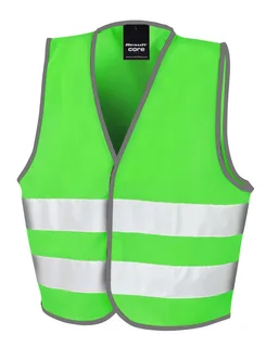 Result Safe Guard Veiligheidshesje voor kids in Lime, voorkant