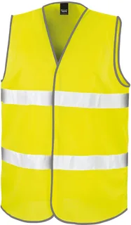 Result Hi-viz Motorist Safety Vest in Fluorescent Yellow, voorkant