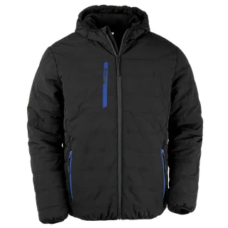 Result Recycled Gewatteerd gerecycled jack black compass in Black / Royal, voorkant