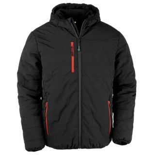 Result Recycled Gewatteerd gerecycled jack black compass in Black / Red, voorkant