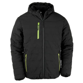 Result Recycled Gewatteerd gerecycled jack black compass in Black / Lime, voorkant
