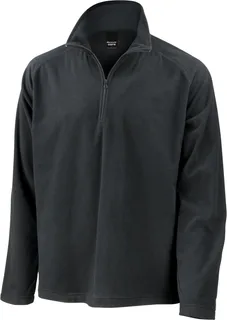 Result Core Microfleece trui in Black, voorkant