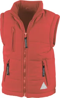 Result Kids' Bodywarmer in Red, voorkant