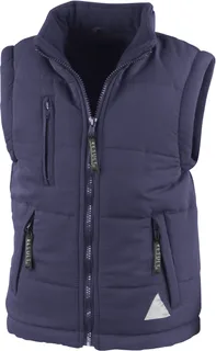 Result Kids' Bodywarmer in Navy, voorkant