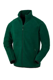 Result Recycled Gerecycled thermisch fleecevest in Forest Green, voorkant