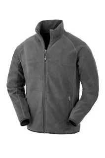 Result Recycled Gerecycled thermisch fleecevest in Grey, voorkant