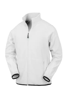Result Recycled Gerecycled thermisch fleecevest in White, voorkant