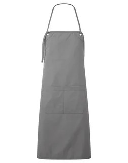 Premier Artisan's Choice double pocket canvas apron in Dark Grey, voorkant