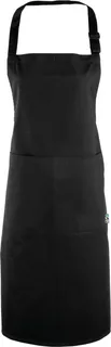 Premier Fairtrade schort met zak in Black, voorkant