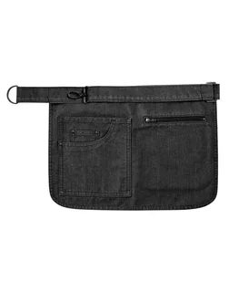 Premier Heupschort Metro in Black Denim, voorkant