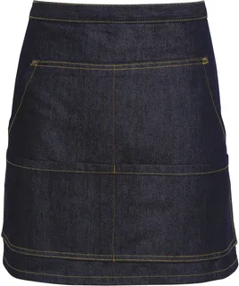 Premier Denim waist apron in Indigo Denim, voorkant