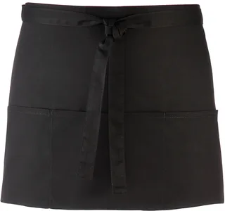 Premier Heupschort met 3 zakken "colours" in Black, voorkant