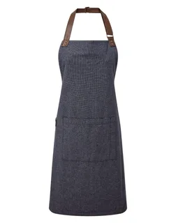 Premier ‘Annex’ bib apron in Navy, voorkant