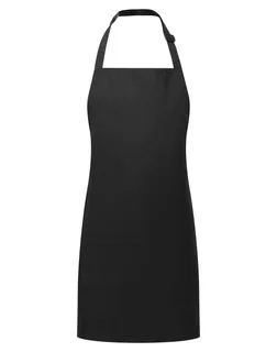Premier Waterdicht schort met bovenstuk “Essential” in Black, voorkant