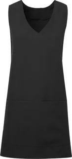 Premier Wrap around tunic apron in Black, voorkant