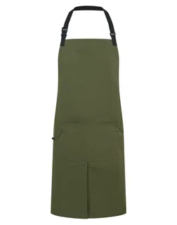 Premier Ripstop schort in Olive, voorkant