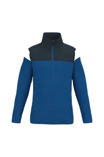 Proact Kinder trainingsjasje met rits in Dark Royal Blue / Navy, voorkant