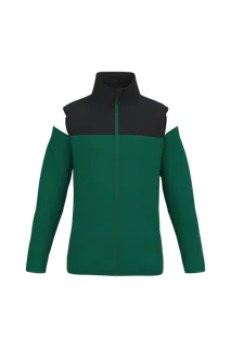 Proact Kinder trainingsjasje met rits in Dark Green / Black, voorkant