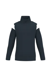 Proact Trainingssweater 1/4 rits kind in Navy, voorkant