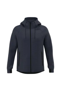 Proact Herenjasje met capuchon performance in French Navy Heather, voorkant