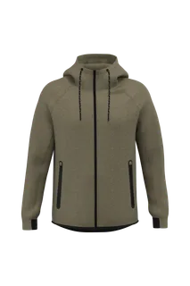 Proact Herenjasje met capuchon performance in Light Khaki Heather, voorkant