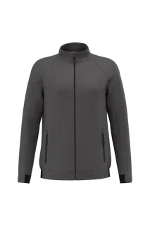 Proact Jasje met opstaande kraag in Deep Grey Heather, voorkant