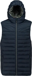 Proact Bodywarmer met capuchon volwassene in Navy, voorkant