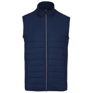 Proact Dual-fabric sleeveless sports jacket in Sporty Navy, voorkant