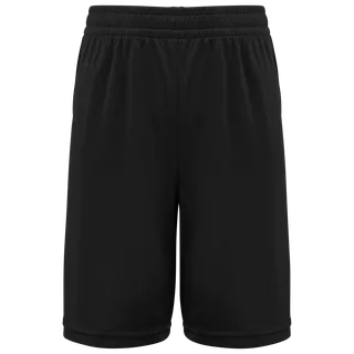 Proact Basketbalshort voor kinderen in Black, voorkant